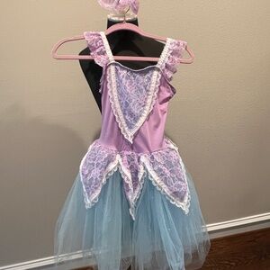 Beautiful Revolution Ballet Costume - 11" across stretch waist and 33" length